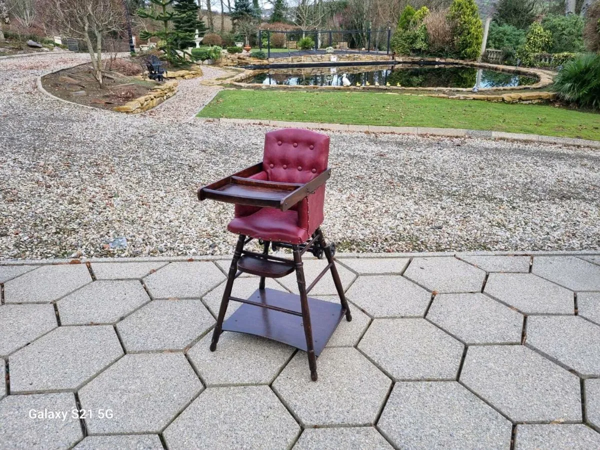 Antique Metamorphic Baby's High Chair - Image 1