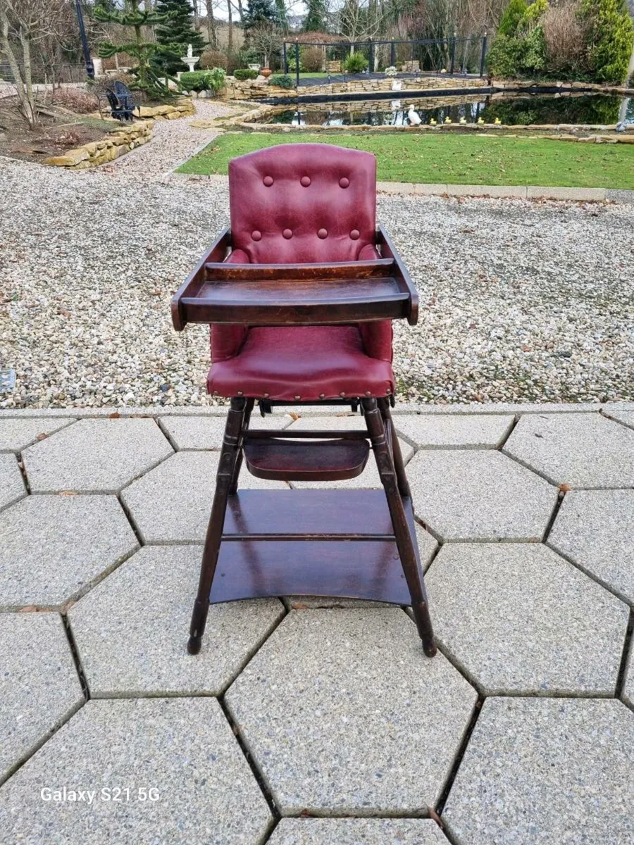 Antique Metamorphic Baby's High Chair - Image 3