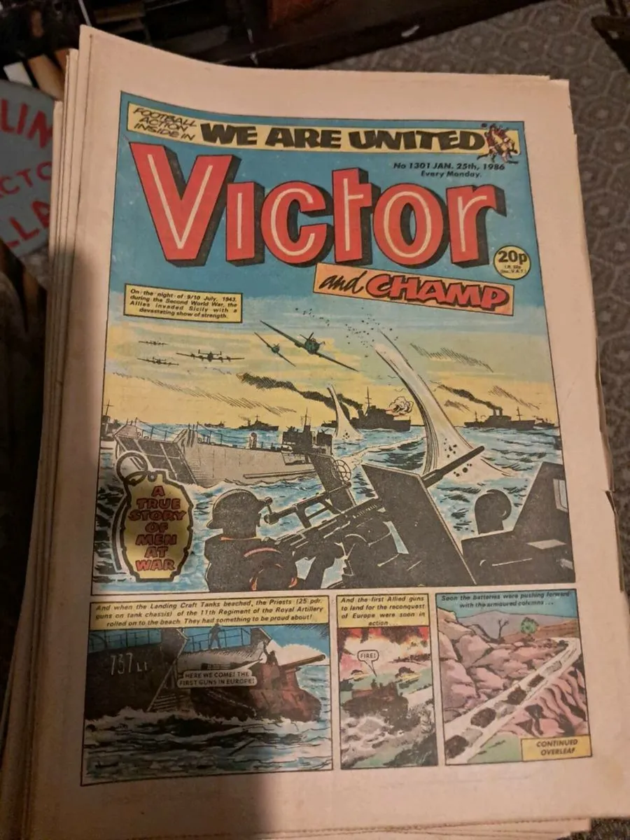 Vintage Victor comics