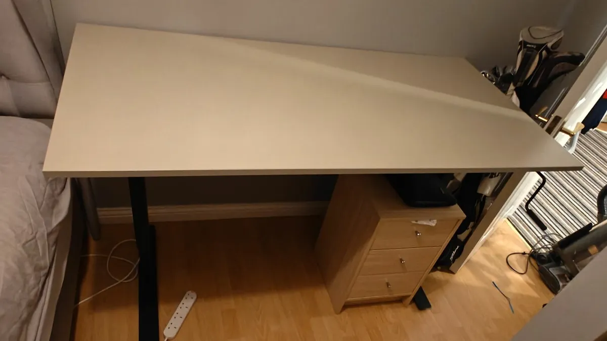 Ikea Trotten Standing Desk - Beige - 160cmx80cm - Image 3