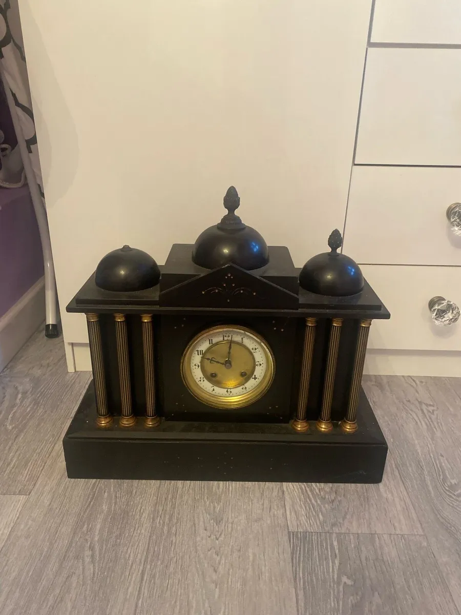 Antique marble clock