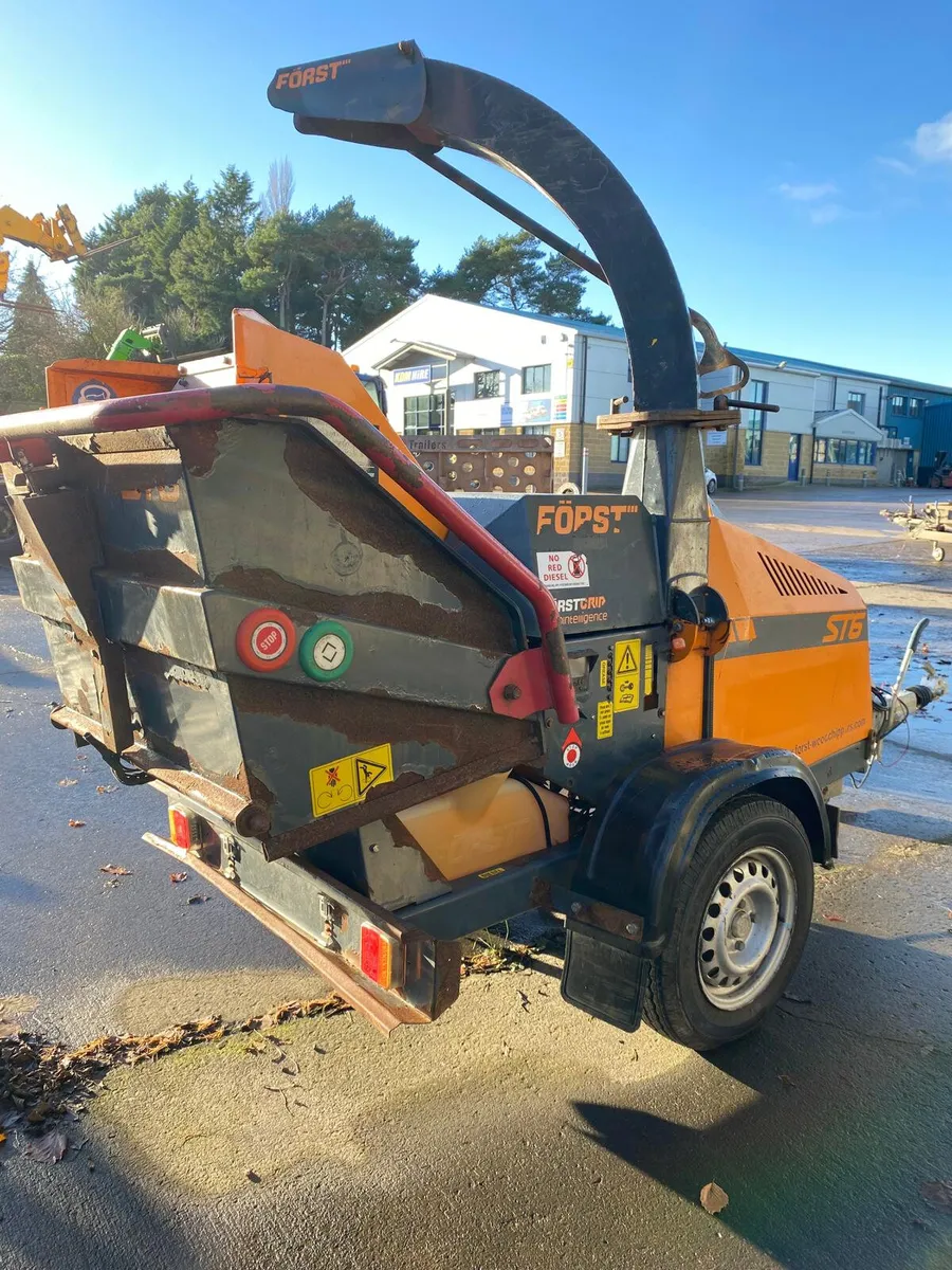 2018 FORST ST6 6" DIESEL WOOD CHIPPER - Image 2