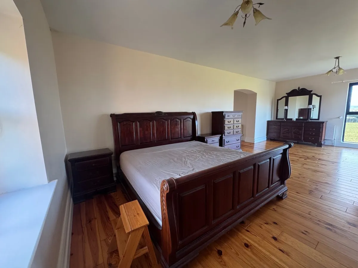 Super King Bed frame and mattress for sale - Image 2