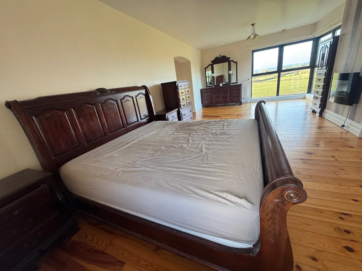 Super King Bed frame and mattress for sale - Image 3