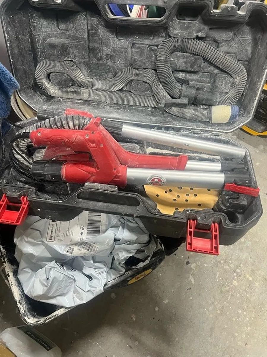 Two Dewalt sanders plus one einhell wall sander - Image 1