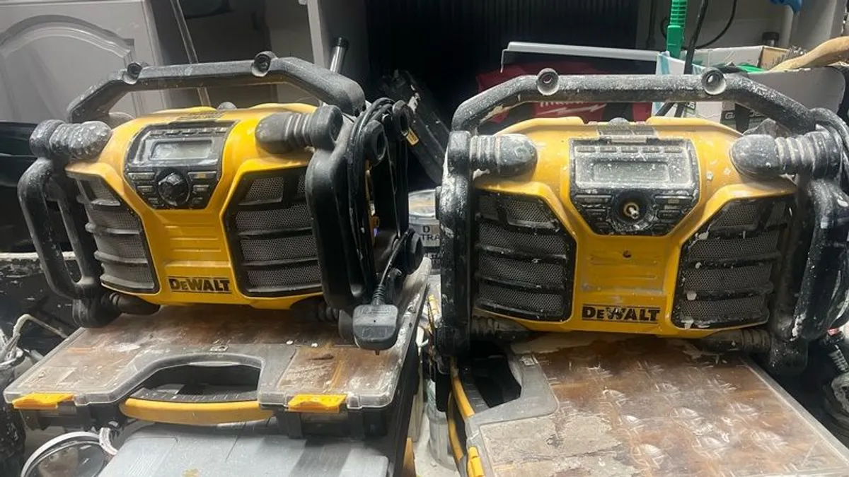Two Dewalt sanders plus one einhell wall sander - Image 2