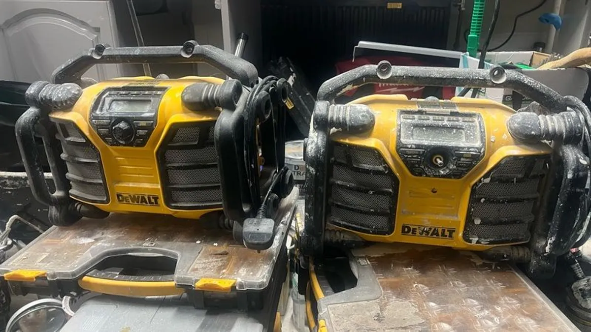 Two Dewalt sanders plus one einhell wall sander - Image 3