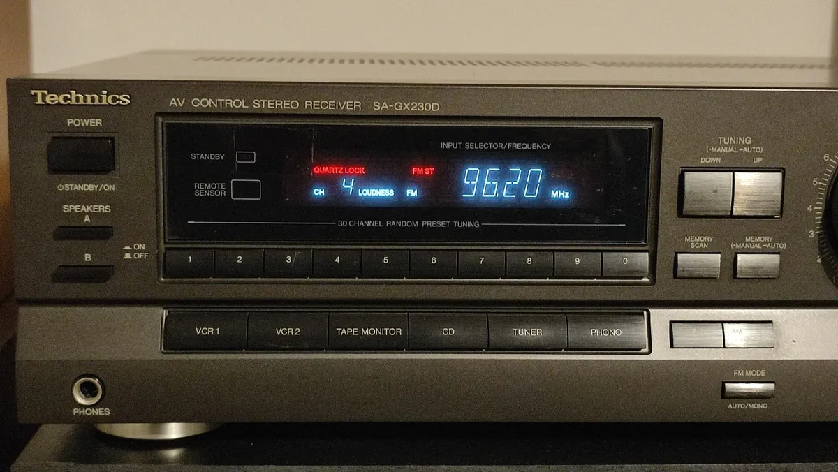 TECHNICS SA-GX230D Receiver/Amplifier. VGC.Cleaned - Image 1