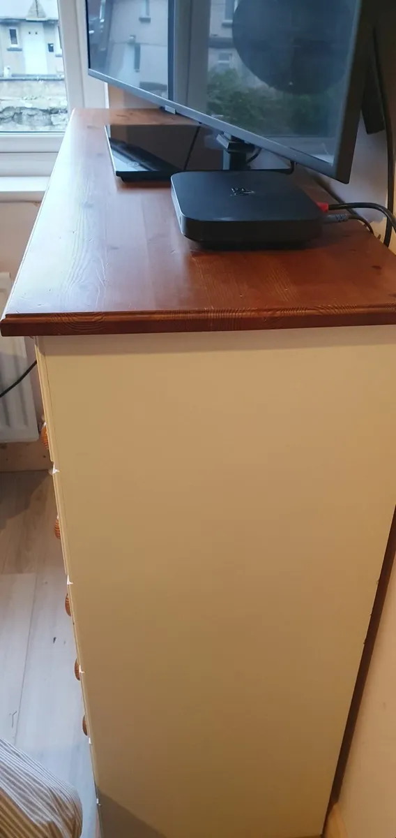 Chest of drawers with 2 matching lockers - Image 1