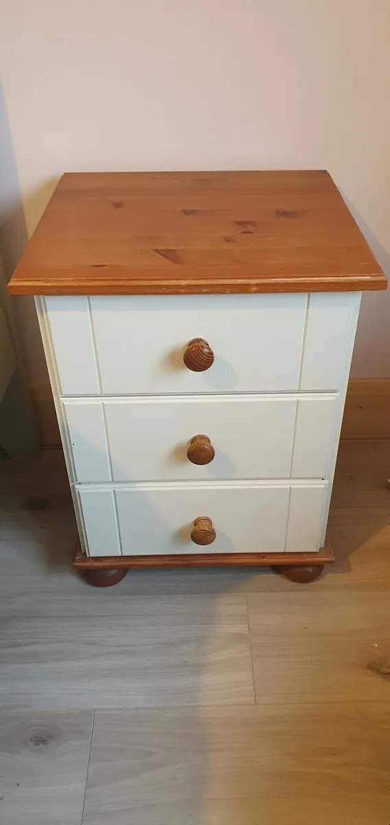 Chest of drawers with 2 matching lockers - Image 2