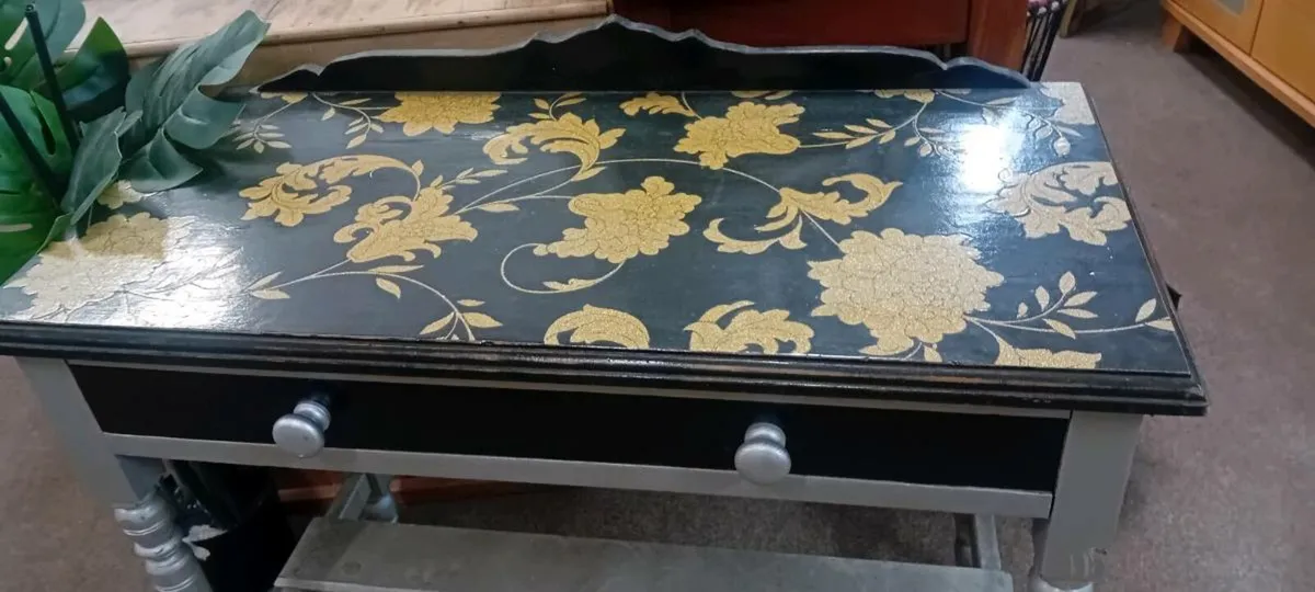 Decorative Upcycled Console Table - Image 2