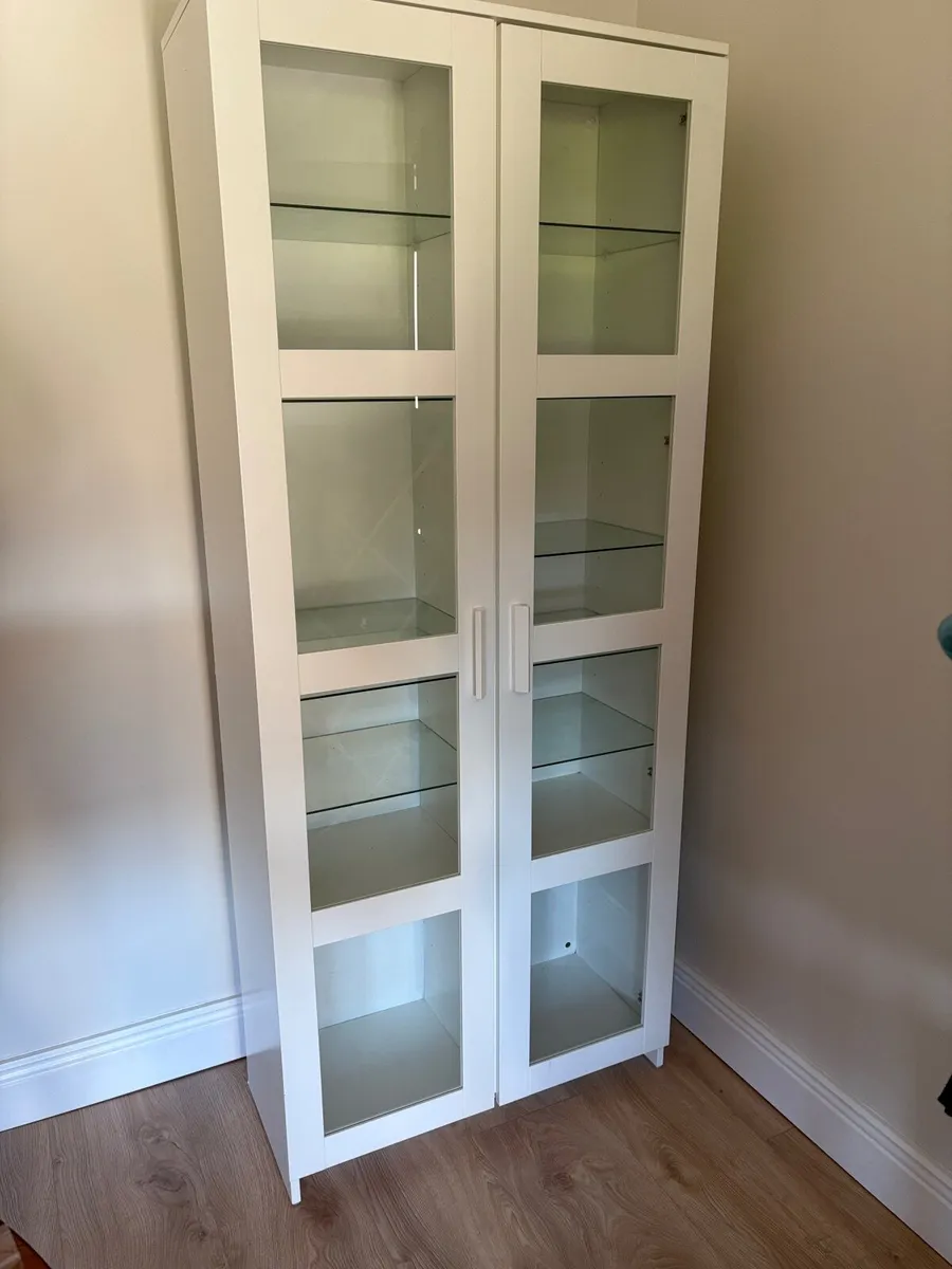 Glass door cabinet - Image 1