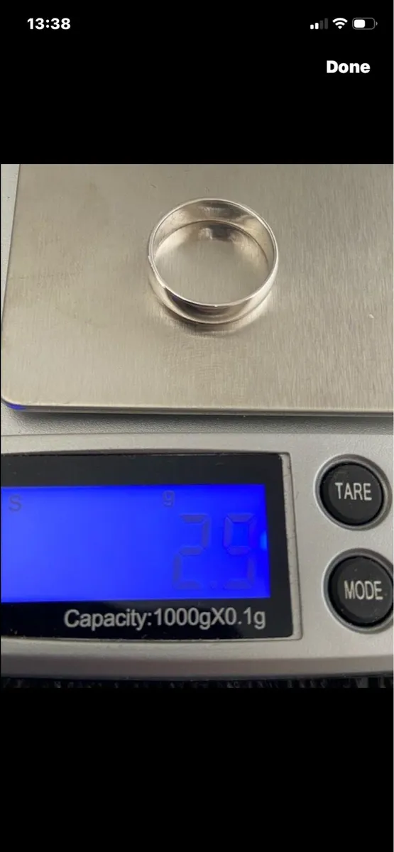 9ct White Gold Wedding Ring NEW - Image 2