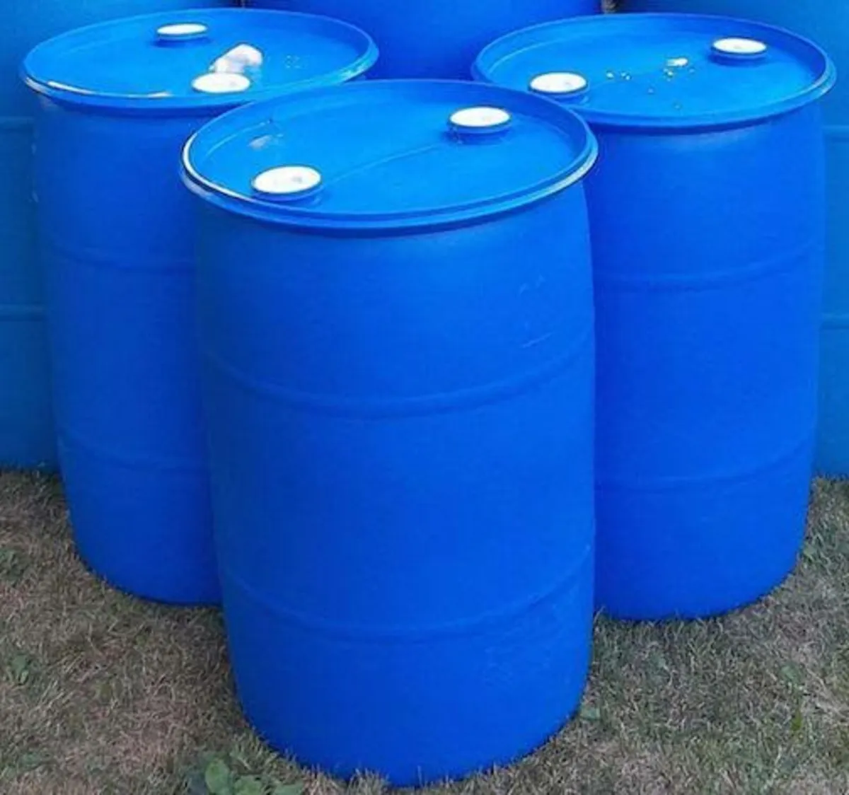 7 Blue Barrels
