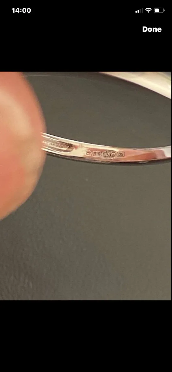 9ct White Gold Tanzanite and Diamond Engagement - Image 4