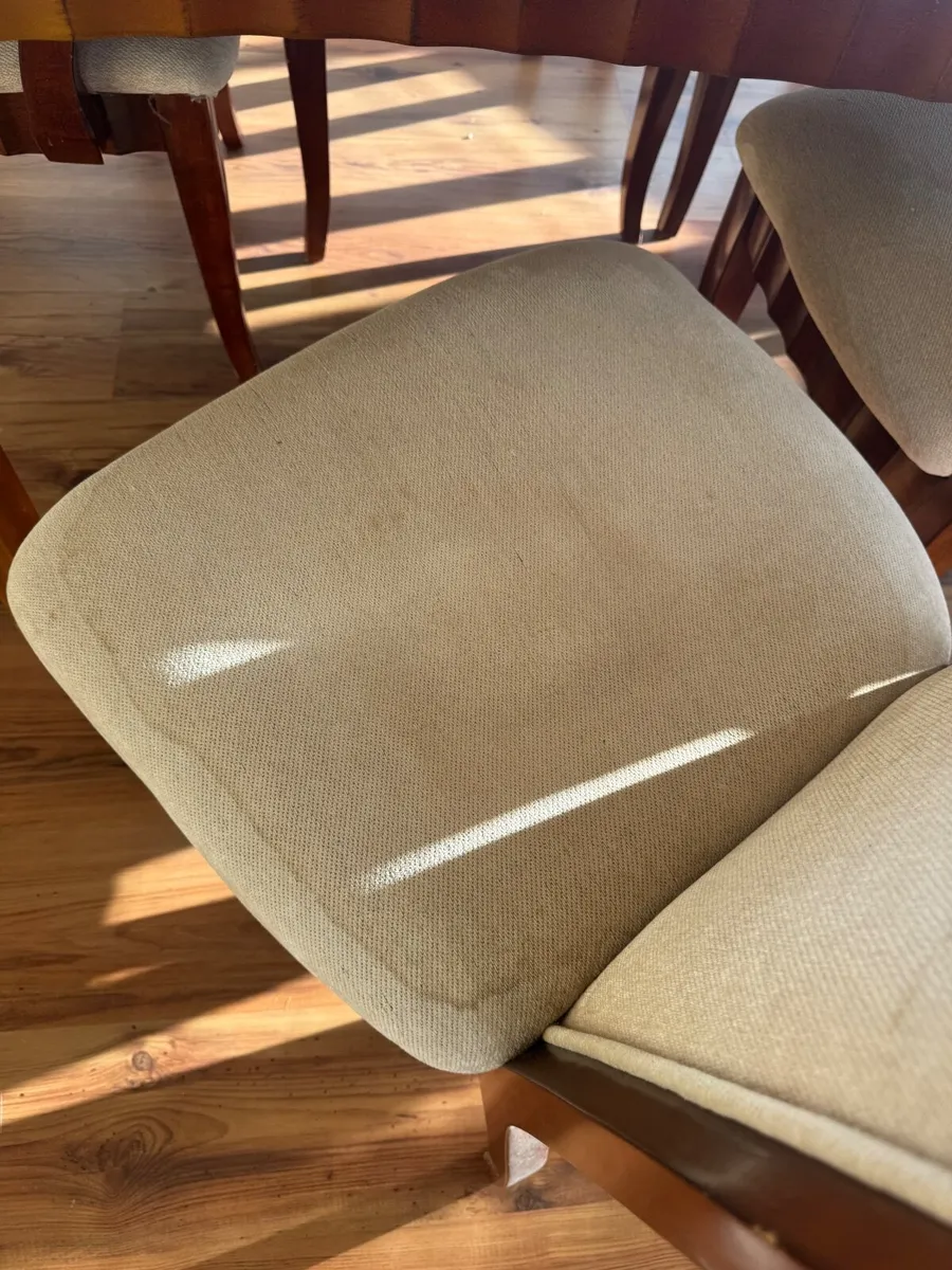 Solid Wood Dining Table & Chair Set - Image 3