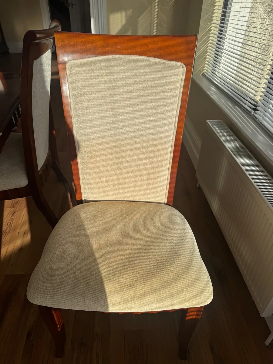 Solid Wood Dining Table & Chair Set - Image 4