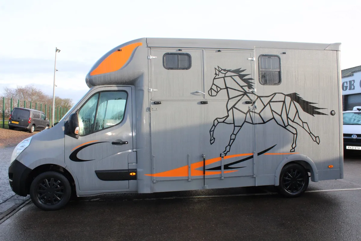 2018 Vauxhall Movano 3500 2 Stall Horse Lorry - Image 3