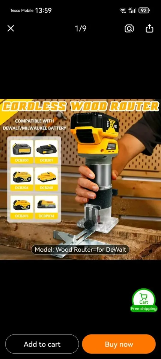 Brushless trimmer router - Image 2