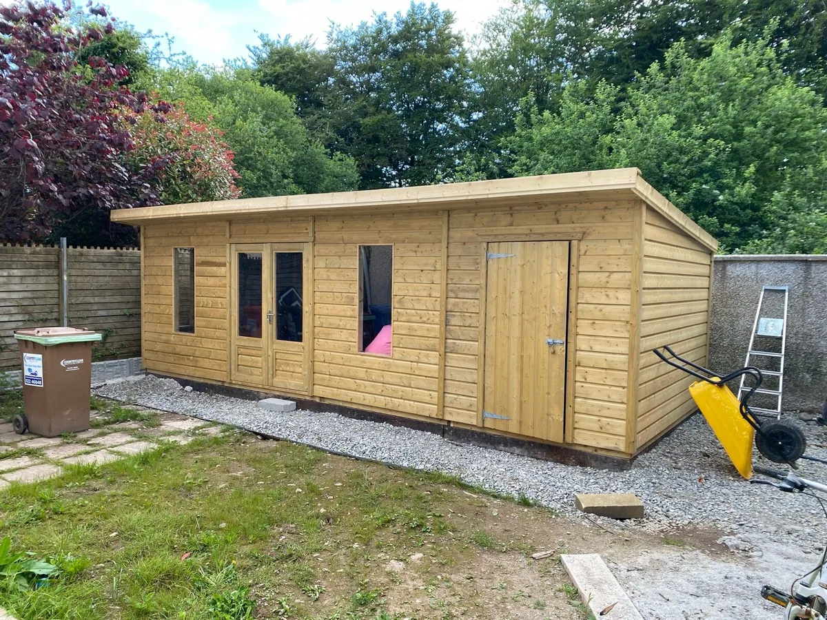 Timber Combi Garden Shed 7m x 3m – Excellent Value - Image 1