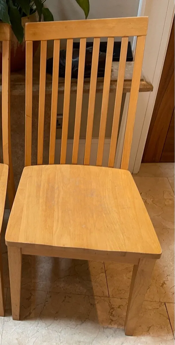 1 x Sturdy Wooden Kitchen Dining Chair - Deliver