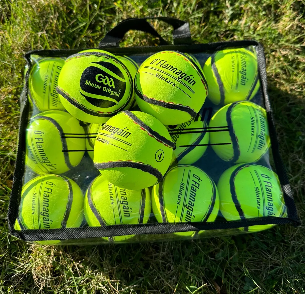 **SIZE 5 LUMINOUS YELLOW MATCH SLIOTARS** - Image 1