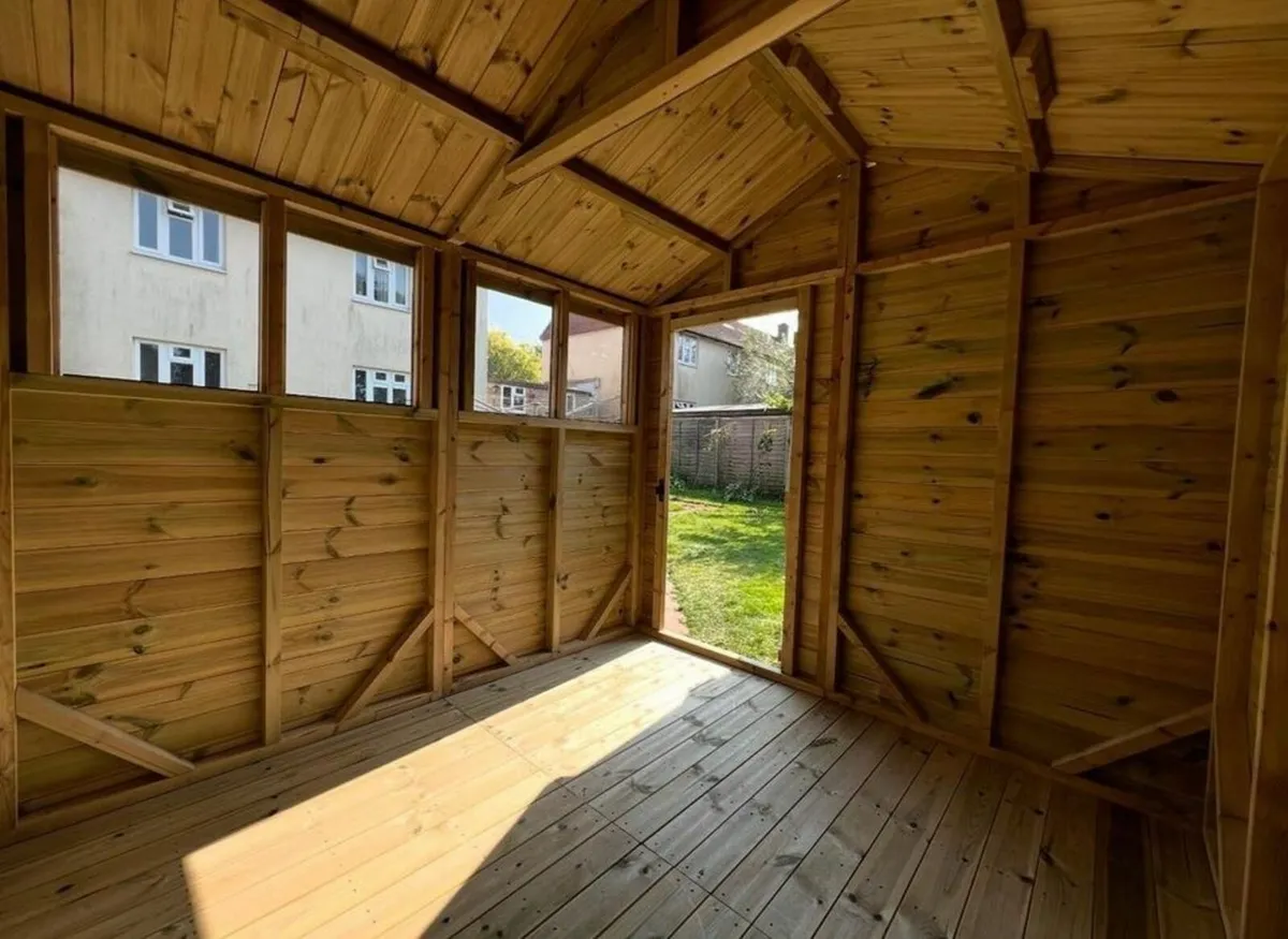 🌟 10x8 Premium Pressure Treated Apex Garden Shed - Image 2