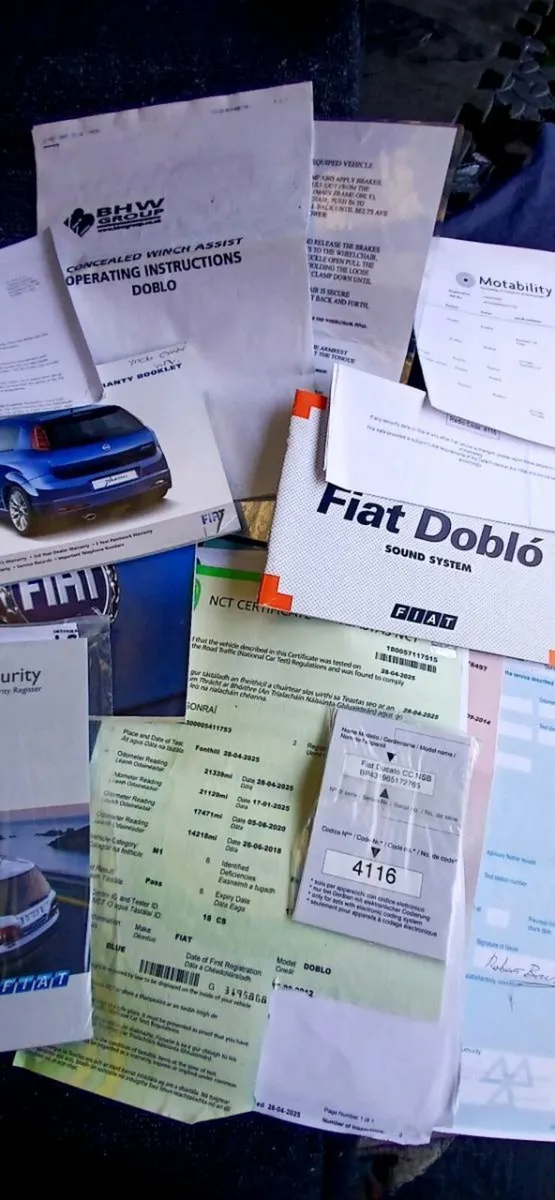 Doblo 1.3d Wheelchair 22875 Mile Nct Tax - Image 4