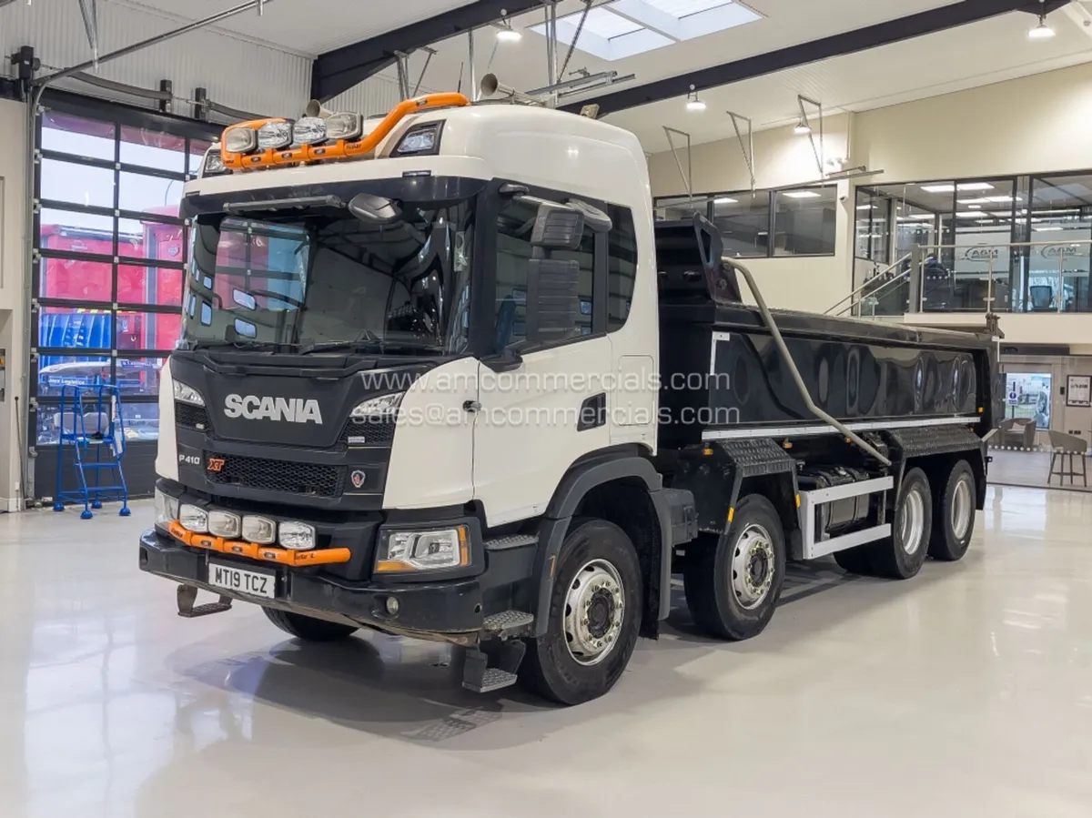 2019 (19) SCANIA P410 XT 8X4 TIPPER 32T - Image 3