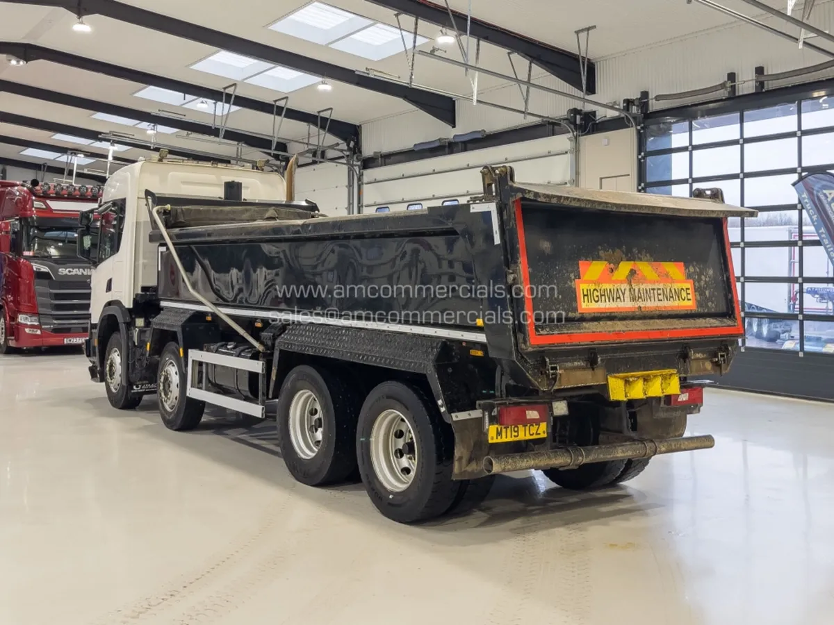 2019 (19) SCANIA P410 XT 8X4 TIPPER 32T - Image 4