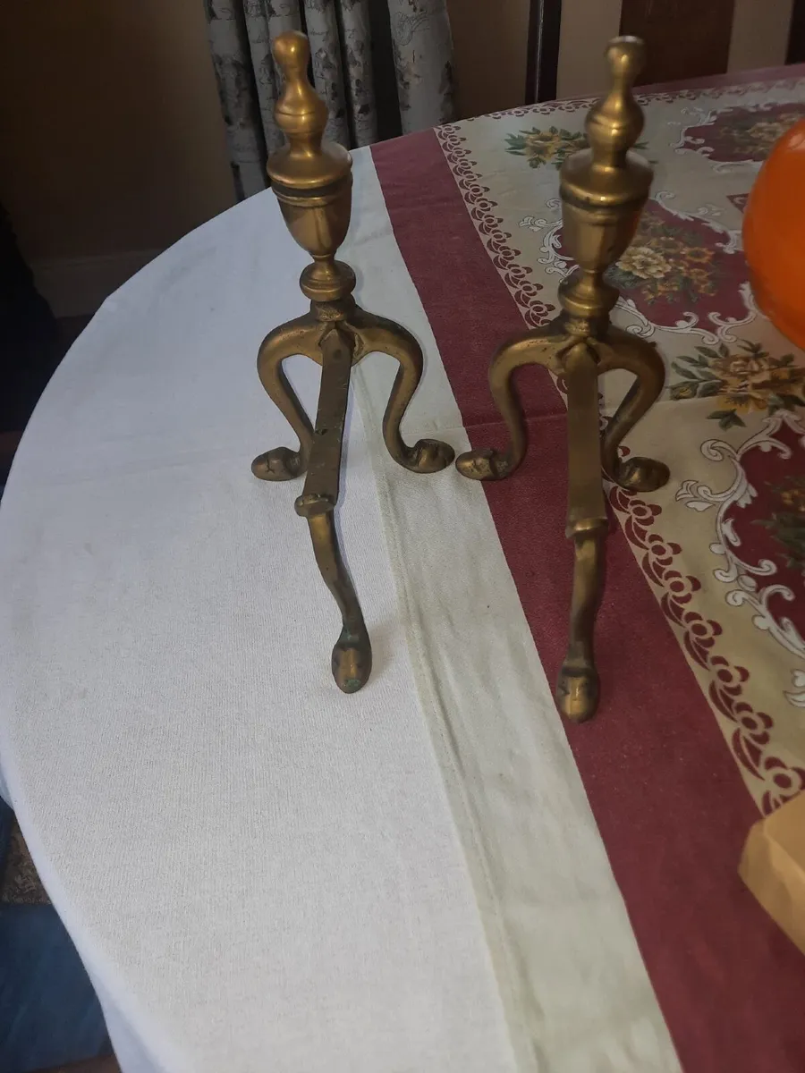 Antique fire dogs - Image 2
