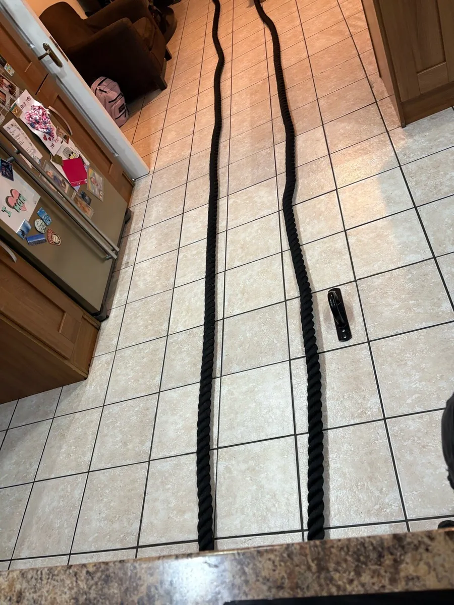 HEAVY 15 METRE (Approx 50 FT) BATTLE ROPE + ANCHOR - Image 2