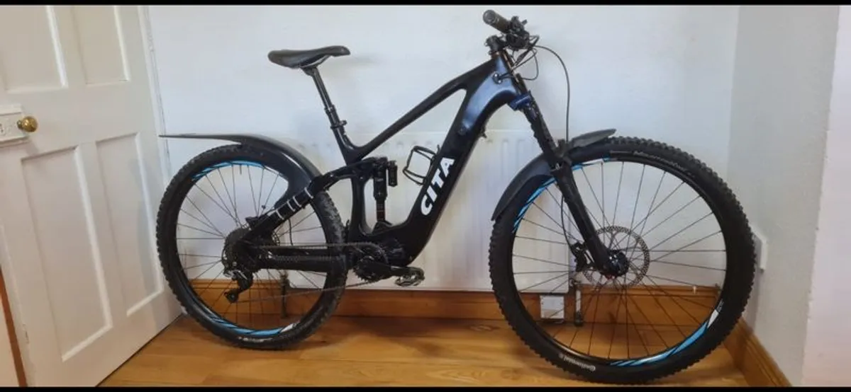 Electric Carbon Mountain Bike - Image 1