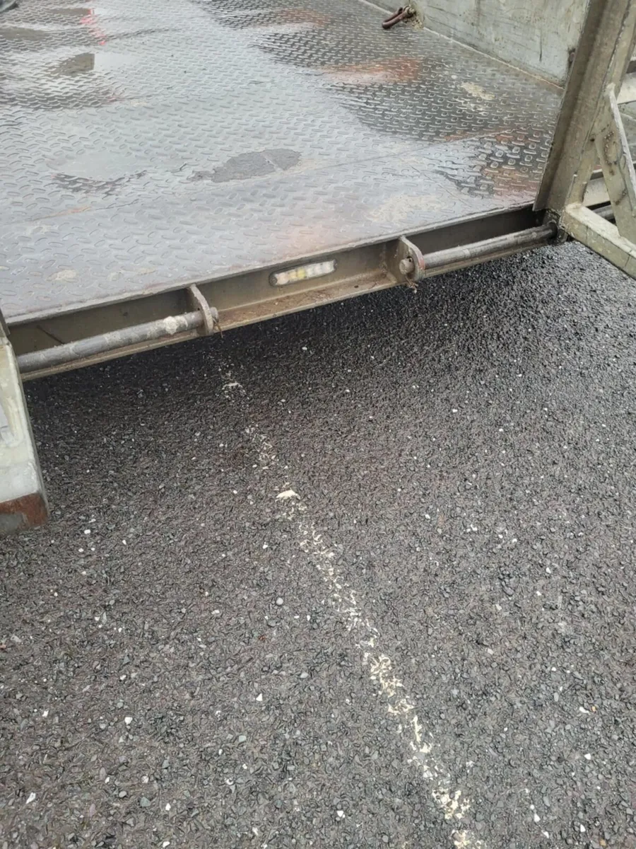 Predator tri-axel plant trailer 13ft6 by 6ft2 - Image 2