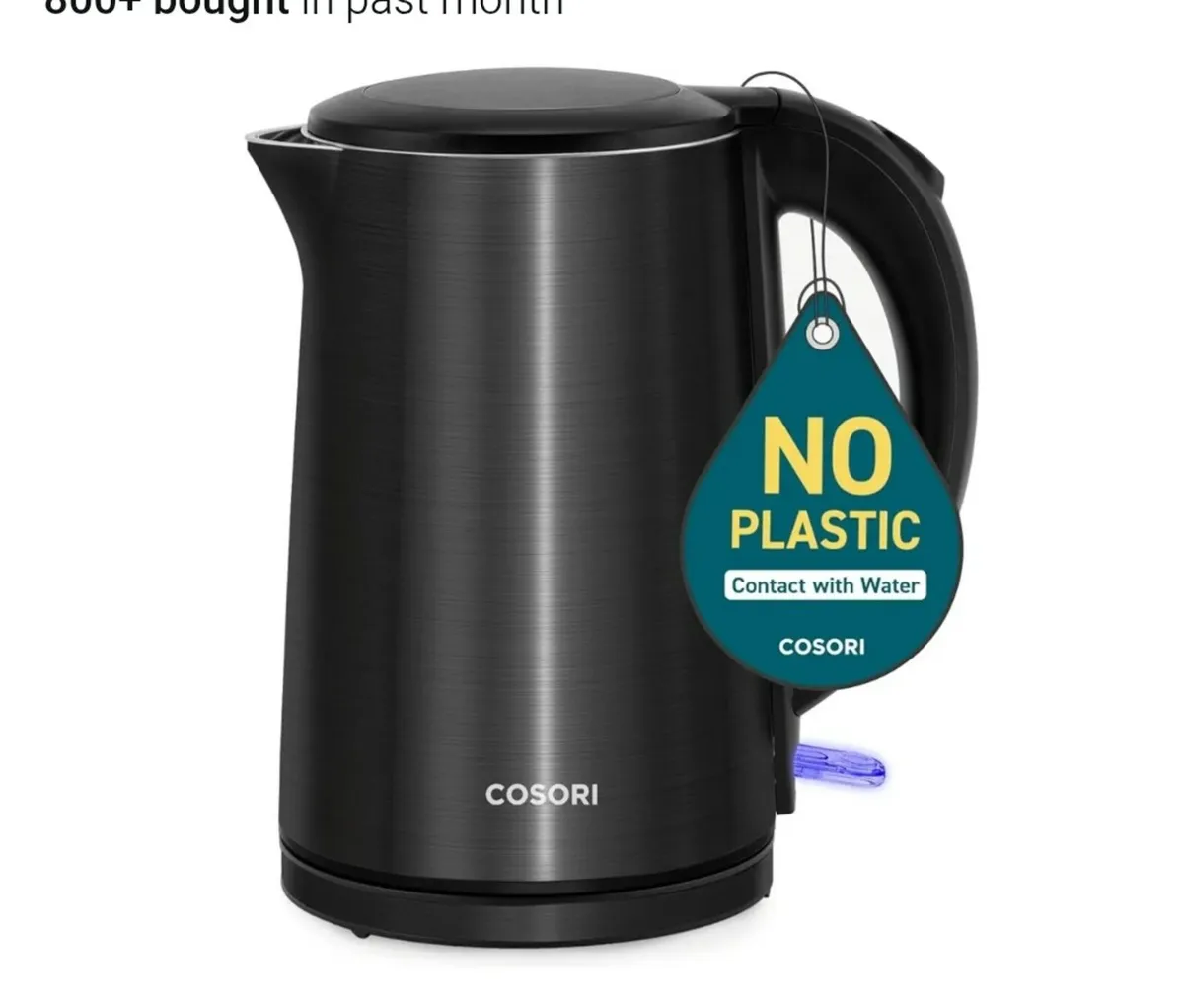 Corsi Black kettle - no plastic - American