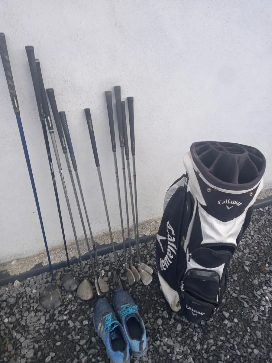 Golf clubs bag shoes - Image 2