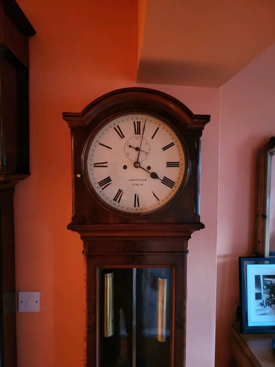Irish Longcase clock 1870 - Image 1