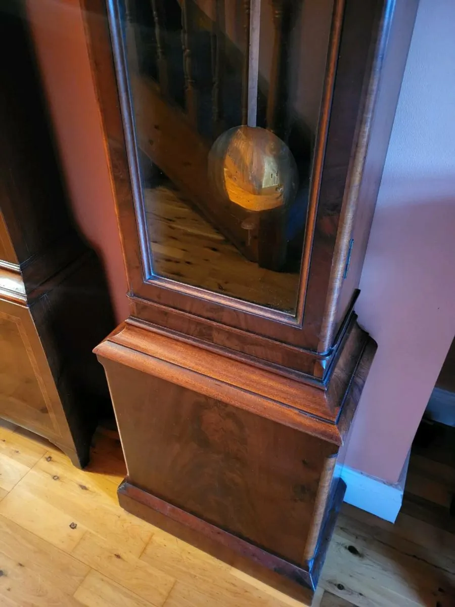 Irish Longcase clock 1870 - Image 4