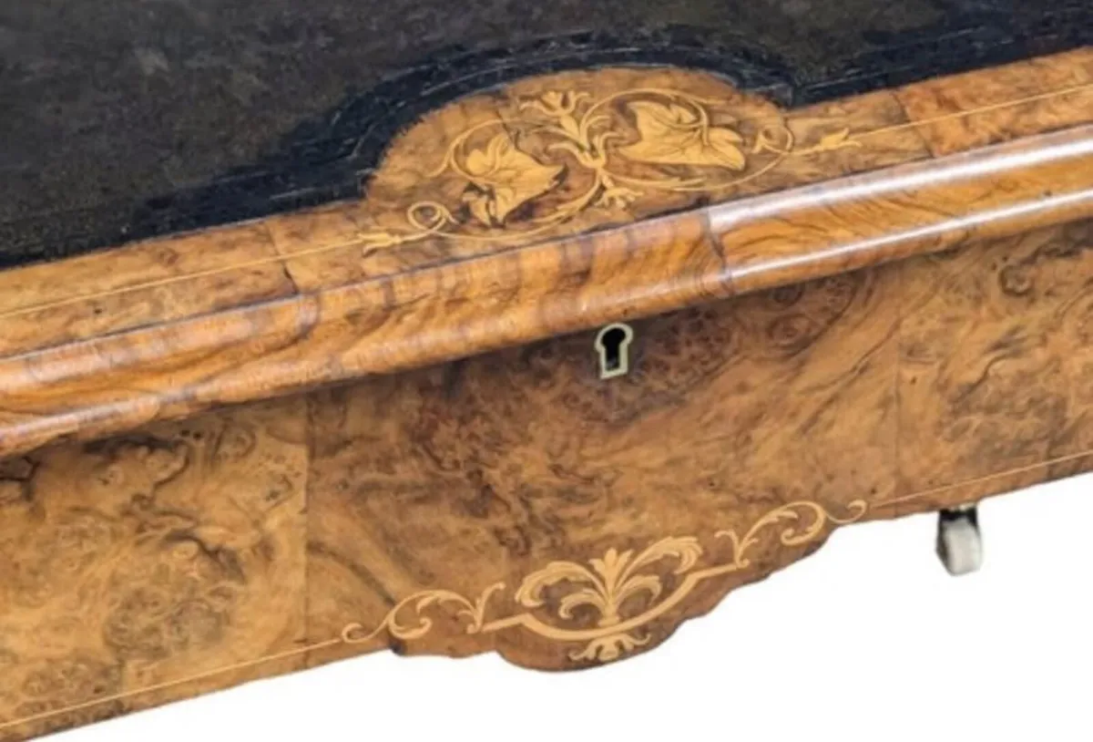 Victorian Walnut Desk - Image 3