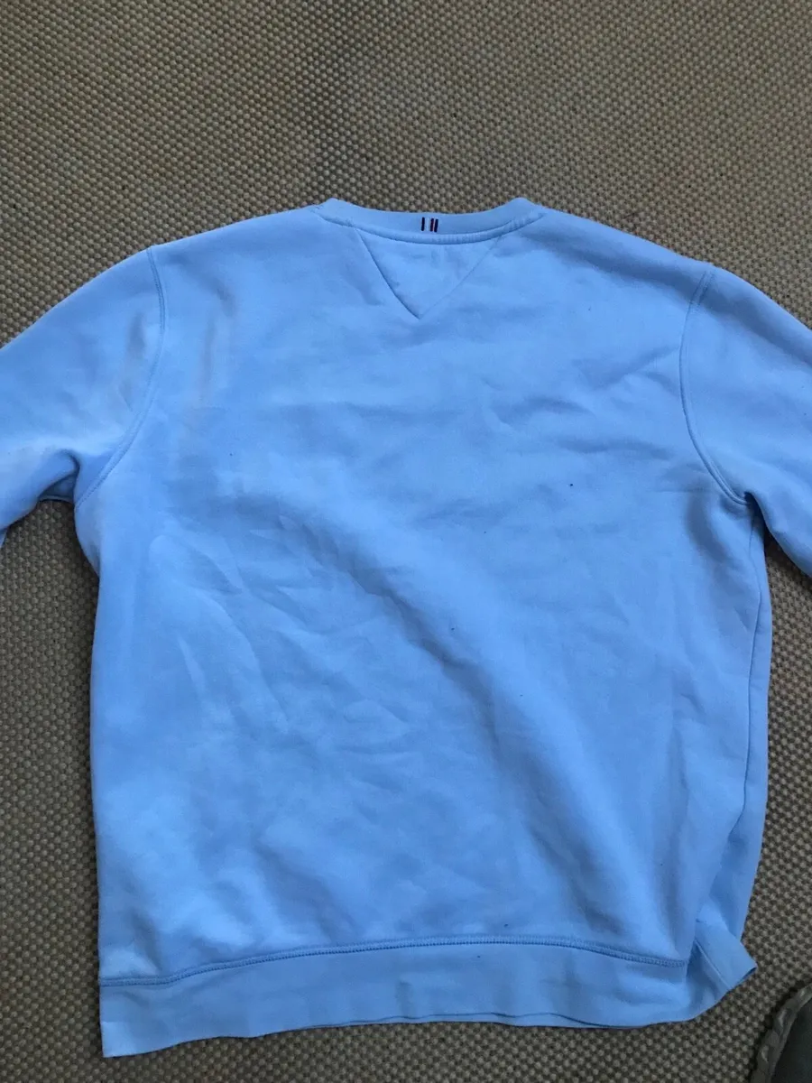 Light Blue Hilfiger Jumper - Image 2