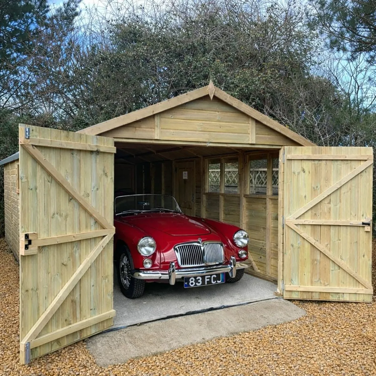 🌟 20×10 Coola Premium Pressure-Treated Car Garage - Image 1