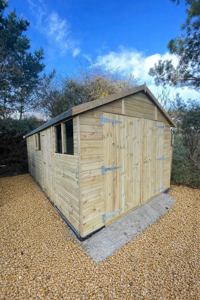 🌟 20×10 Coola Premium Pressure-Treated Car Garage - Image 2