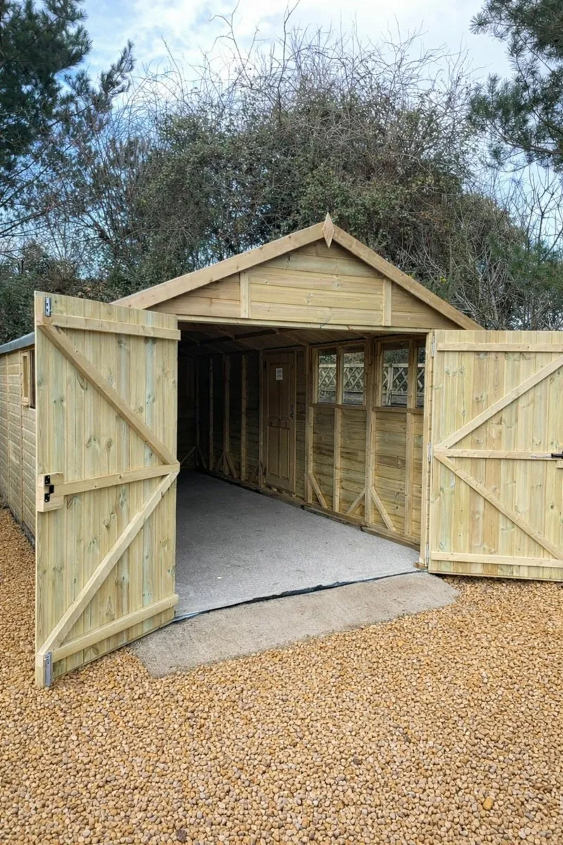 🌟 20×10 Coola Premium Pressure-Treated Car Garage - Image 3