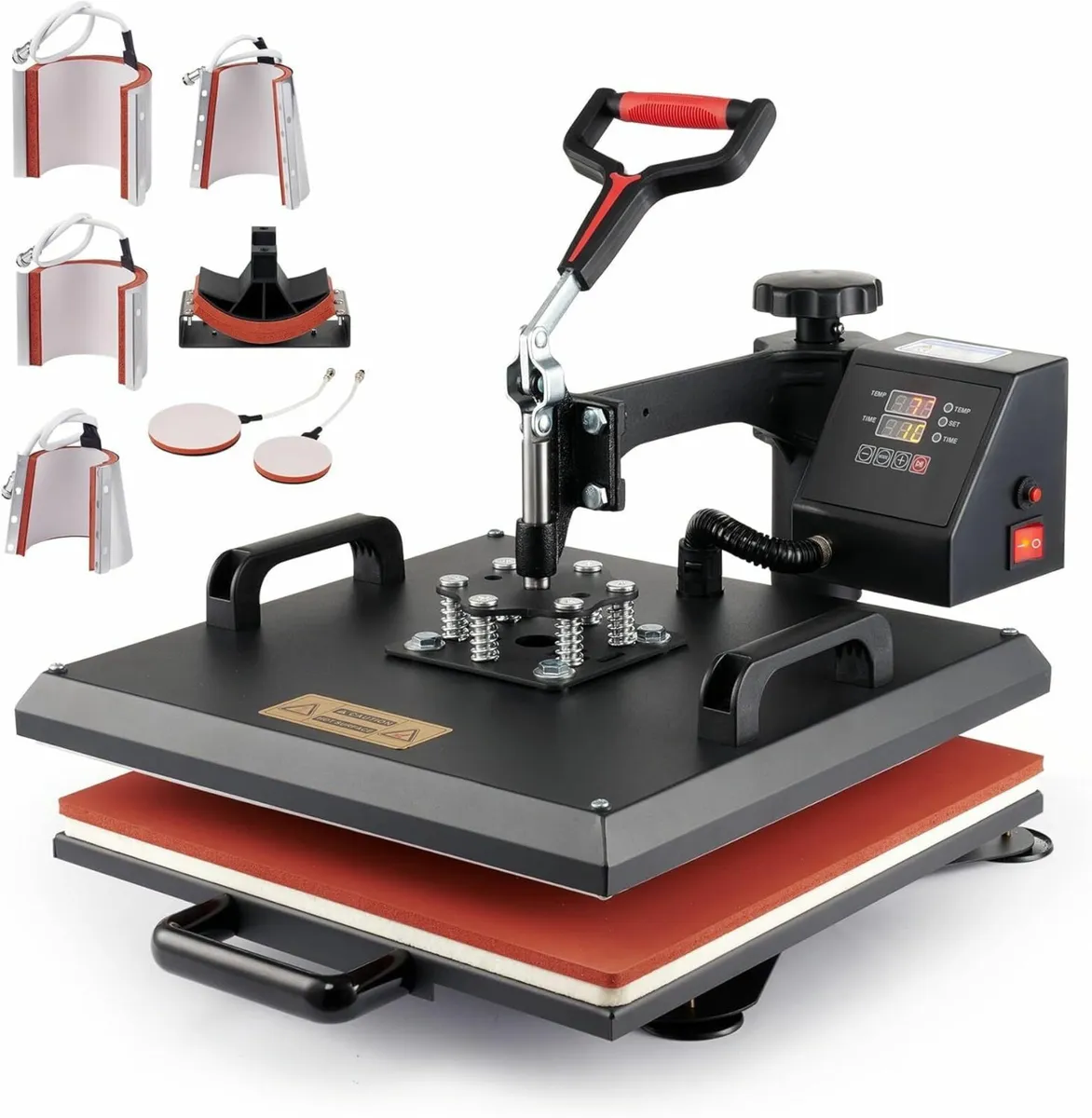 8-in-1 Heat Press Machine 38×38cm T-Shirt Press - Image 1