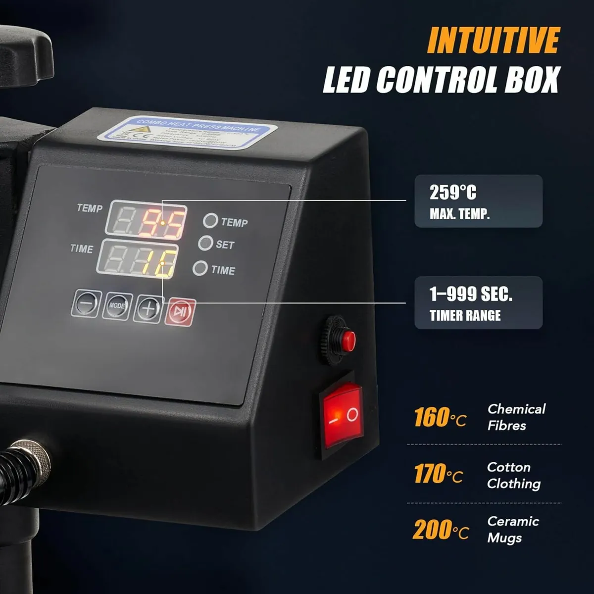 8-in-1 Heat Press Machine 38×38cm T-Shirt Press - Image 4