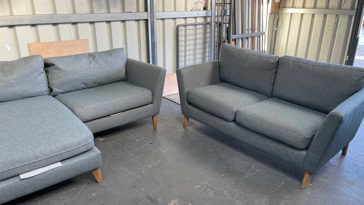 Corner sofa + 2 seaters - Image 4