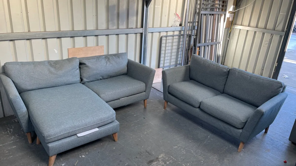 Corner sofa + 2 seaters - Image 1