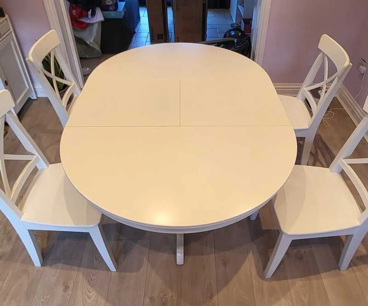 Rosentorp Extendable Dining Table and 4 Chairs - Image 3