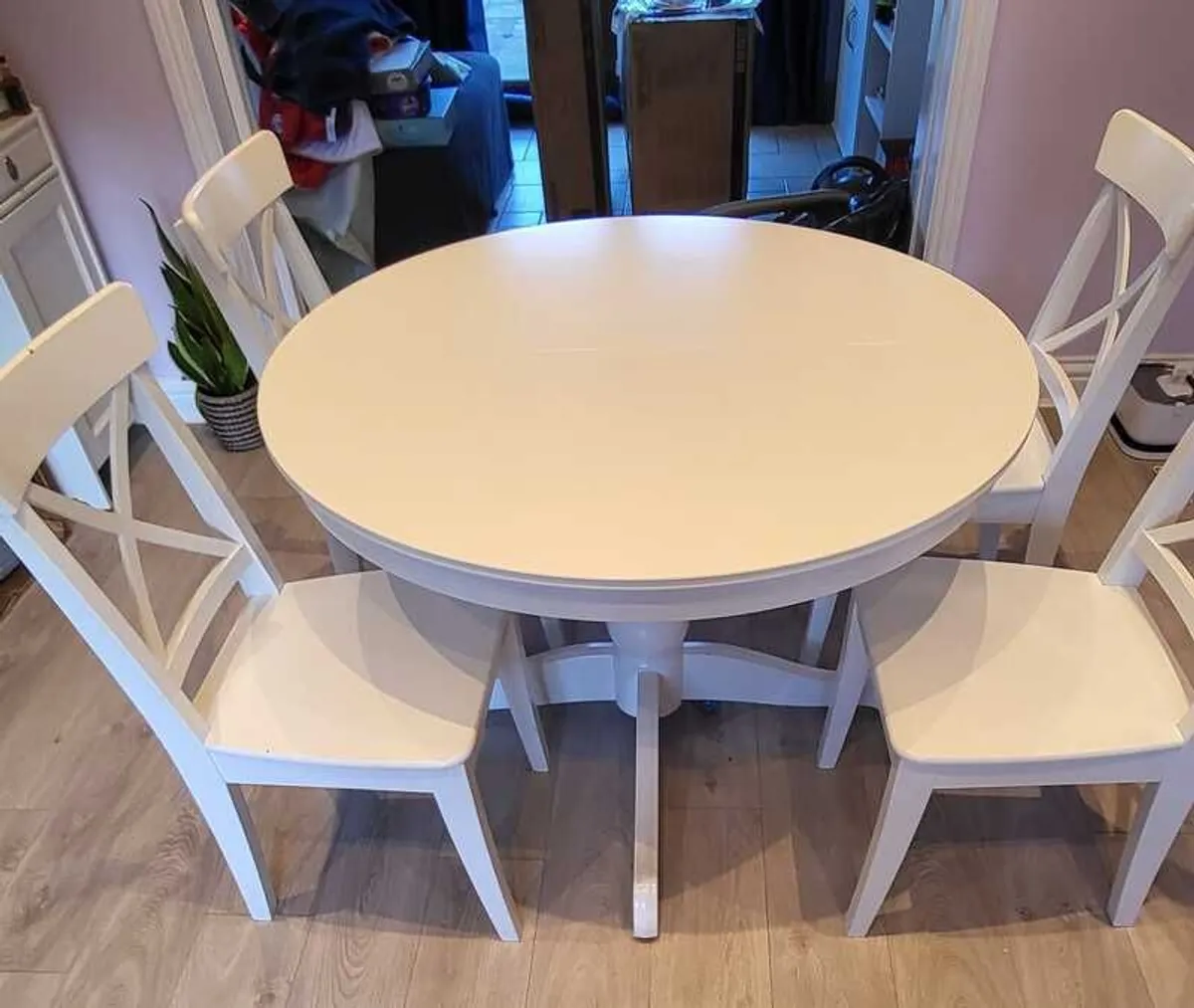 Rosentorp Extendable Dining Table and 4 Chairs - Image 4