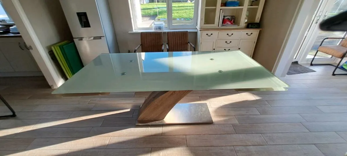 Tempered Glass Dining Table - Image 3